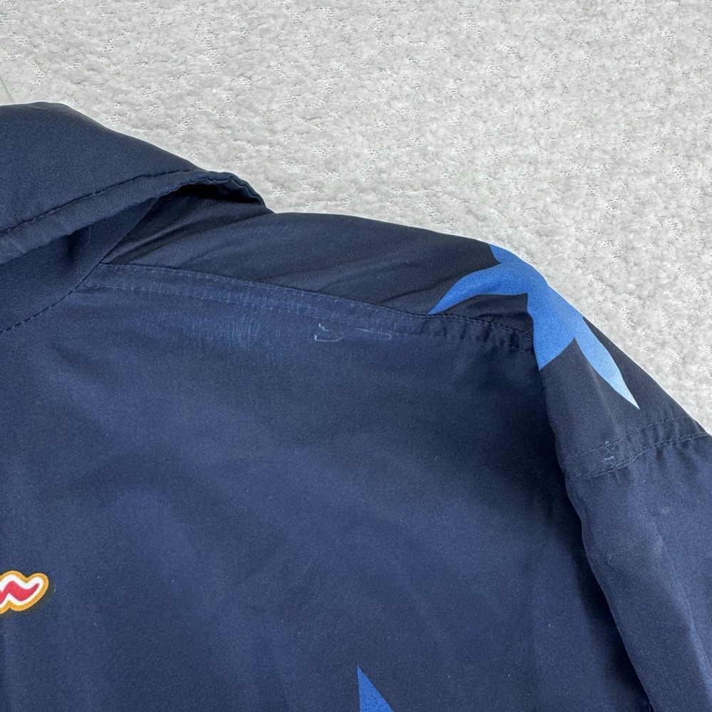 VTG Champion 1996 USA Official Olympic Team Windbreaker Jacket Large Blue - Picture 12 of 15